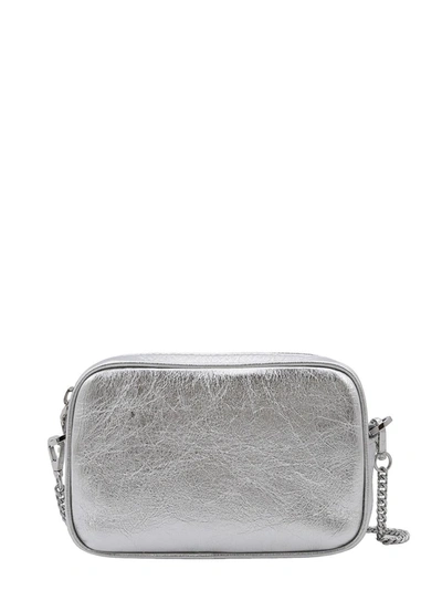 Shop Golden Goose Shoulder Bag In Silver