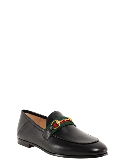 Shop Gucci Loafer In Black