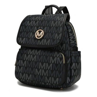 Shop Mkf Collection By Mia K Drea Signature Fashion Travel Backpack In Black