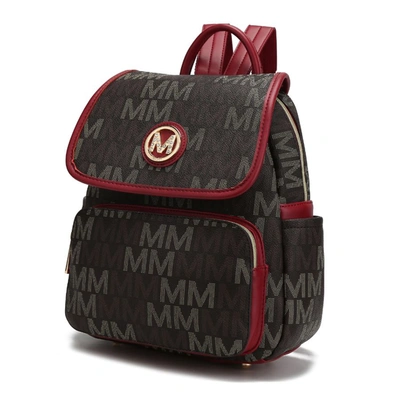 Shop Mkf Collection By Mia K Drea Signature Fashion Travel Backpack In Red