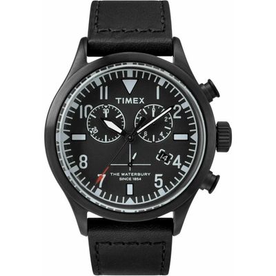 Shop Timex Men's Waterbury Black Dial Watch