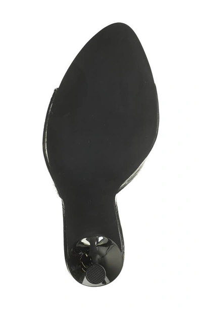 Jeffrey Campbell Agent Slide Sandal In Silver Metallic
