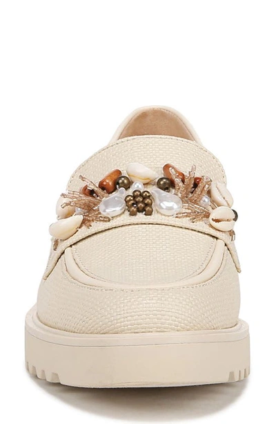 Shop Franco Sarto Carolyn Low Tassel Loafer In Beige