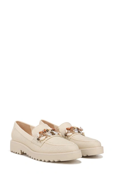 Franco Sarto Carolynn-shell Lug Sole Loafers In Beige