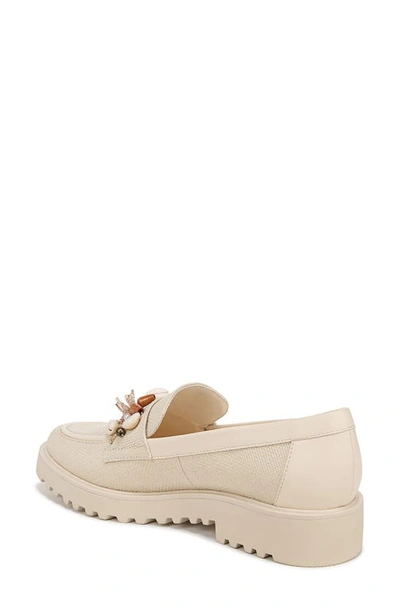 Franco Sarto Carolynn-shell Lug Sole Loafers In Beige