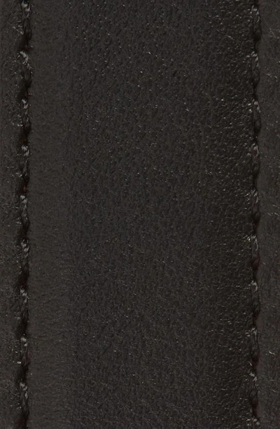 Shop Versace Greca Buckle Leather Belt In Black/  Gold