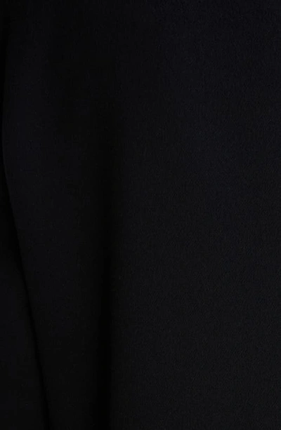 Balenciaga Double-breasted Wool-blend Blazer In Black