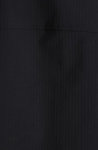 Balenciaga Gender Inclusive Oversize Cocoon Kick Technical Ripstop Windbreaker In Black