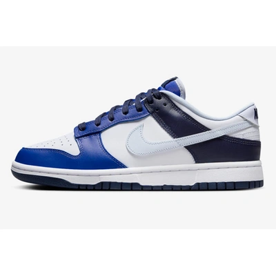 Shop Nike Dunk Low White/football Grey-game Royal Fq8826-100 Men's In Blue