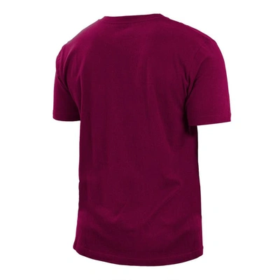 Shop New Era Burgundy Washington Commanders 2022 Sideline Ink Dye T-shirt In Red