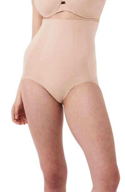 Shop Spanx Oncore High Waist Briefs In Soft Nude