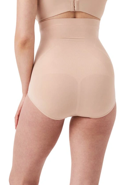 Spanx Oncore High-waist Shaper Briefs In Soft Nude