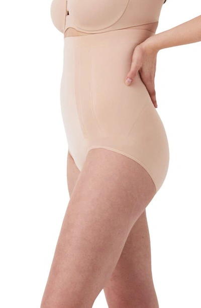 Spanx Oncore High-waist Shaper Briefs In Soft Nude