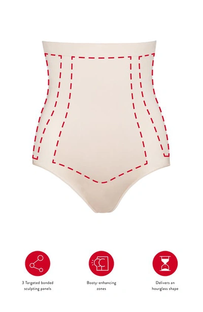 Spanx Oncore High-waist Shaper Briefs In Soft Nude