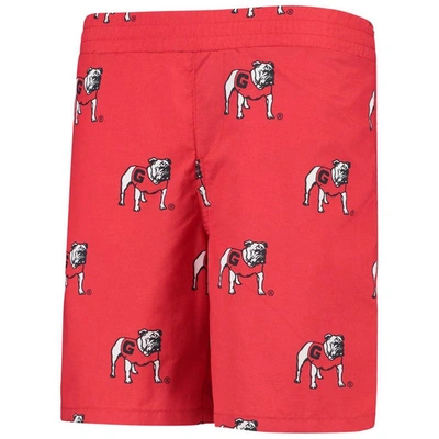 Shop Columbia Youth  Red Georgia Bulldogs Backcast Printed Omni-shade Shorts