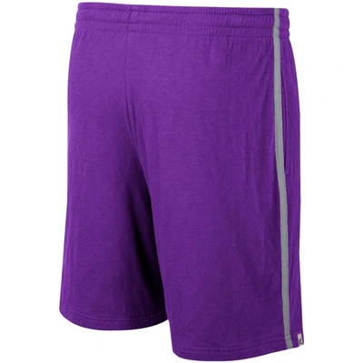Shop Colosseum Purple Kansas State Wildcats Thunder Slub Shorts