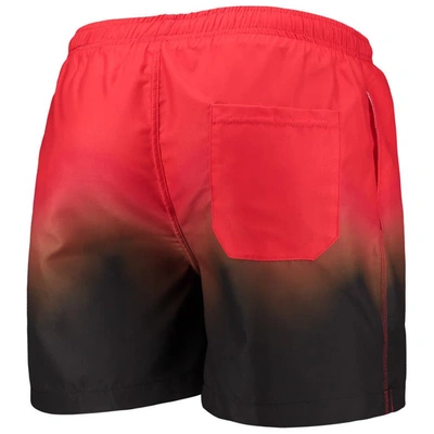 Shop Foco Orange/brown Cleveland Browns Dip-dye Swim Shorts