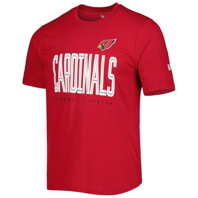 Shop New Era Cardinal Arizona Cardinals Combine Authentic Training Huddle Up T-shirt