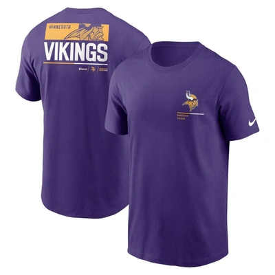 Shop Nike Purple Minnesota Vikings Team Incline T-shirt