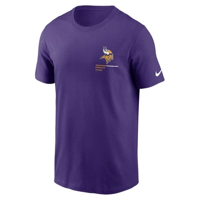 Shop Nike Purple Minnesota Vikings Team Incline T-shirt