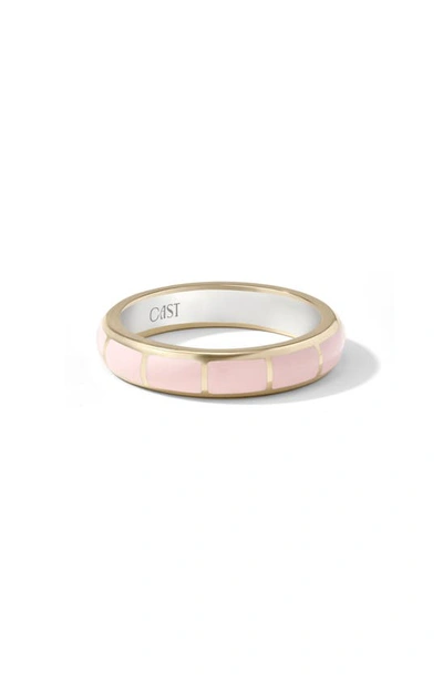 Shop Cast The Halo Stacking Ring In Pink