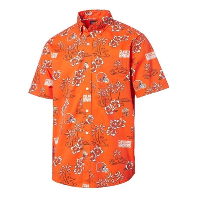 Shop Reyn Spooner Orange Cleveland Browns Kekai Button-up Shirt