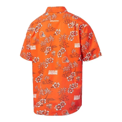 Shop Reyn Spooner Orange Cleveland Browns Kekai Button-up Shirt