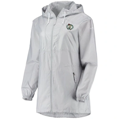 Shop Columbia Gray Boston Celtics Flashback Full-zip Jacket