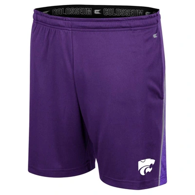 Shop Colosseum Purple Kansas State Wildcats Laws Of Physics Shorts