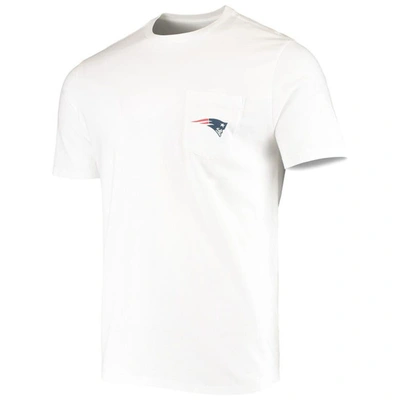 Shop Vineyard Vines White New England Patriots Big & Tall Helmet T-shirt