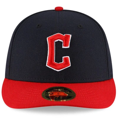Shop New Era Navy/red Cleveland Guardians Authentic Collection On-field Home Low Profile 59fifty Fitted H