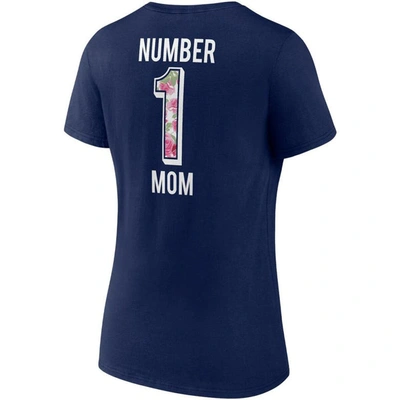 Shop Fanatics Branded Navy Denver Broncos Team Mother's Day V-neck T-shirt