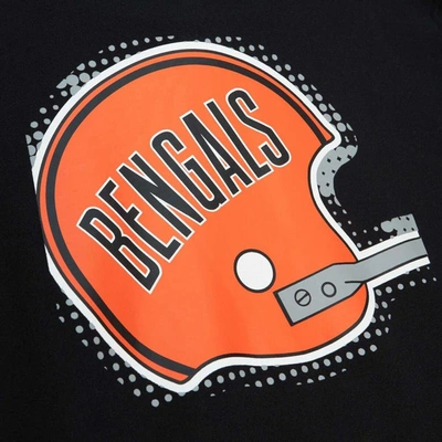 Shop Mitchell & Ness Black Cincinnati Bengals Gridiron Classics Big Face 7.0 Pullover Hoodie