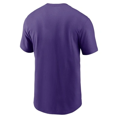 Shop Nike Purple Minnesota Vikings Hometown Collection Helmet T-shirt