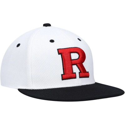 Shop Adidas Originals Adidas White Rutgers Scarlet Knights On-field Baseball Fitted Hat