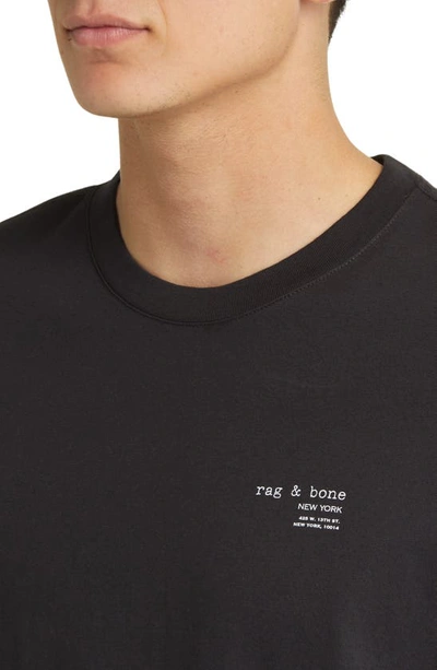 Rag & Bone Logo T-shirt In Black