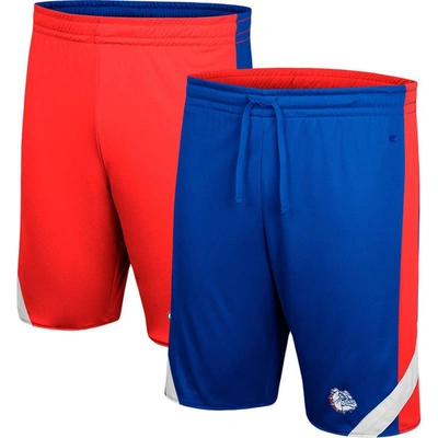 Shop Colosseum Navy/red Gonzaga Bulldogs Am I Wrong Reversible Shorts