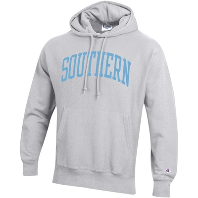 Shop Champion Gray Southern University Jaguars Tall Arch Pullover Hoodie