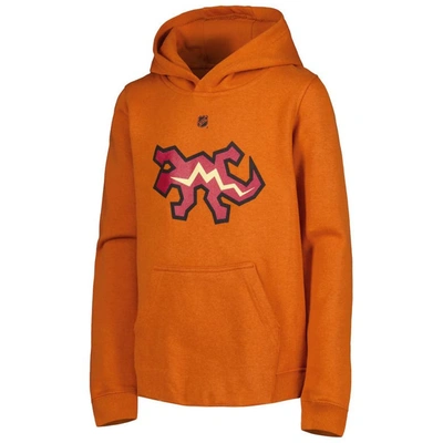 Shop Outerstuff Youth Orange Arizona Coyotes Special Edition 2.0 Secondary Logo Fleece Pullover Hoodie