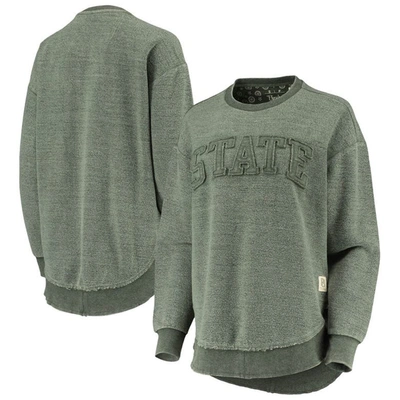 Shop Pressbox Green Michigan State Spartans Ponchoville Pullover Sweatshirt