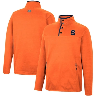 Shop Colosseum Orange Syracuse Orange Rebound Quarter-snap Jacket