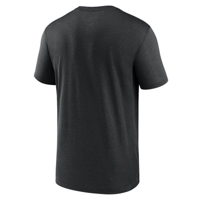 Shop Nike Black Los Angeles Dodgers New Legend Wordmark T-shirt