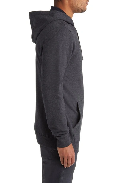 Shop Travismathew Coastal Cloud Hoodie In Heather Black