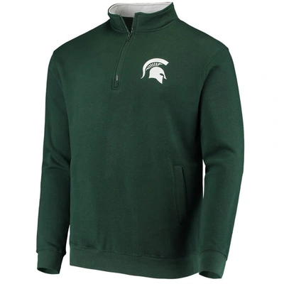 Shop Colosseum Green Michigan State Spartans Tortugas Logo Quarter-zip Jacket