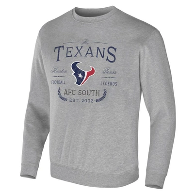 Shop Nfl X Darius Rucker Collection By Fanatics Heather Gray Houston Texans Pullover Sweatshirt