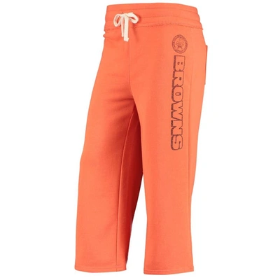 Shop Junk Food Orange Cleveland Browns Cropped Pants