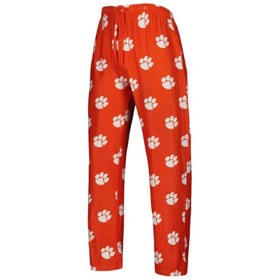 Shop Concepts Sport Orange Clemson Tigers Logo Flagship Allover Print Pants