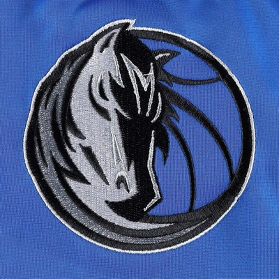 Shop G-iii Sports By Carl Banks Blue Dallas Mavericks Contender Wordmark Full-zip Track Jacket