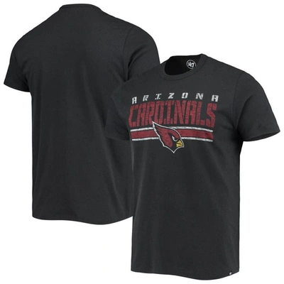 Shop 47 ' Black Arizona Cardinals Team Stripe T-shirt