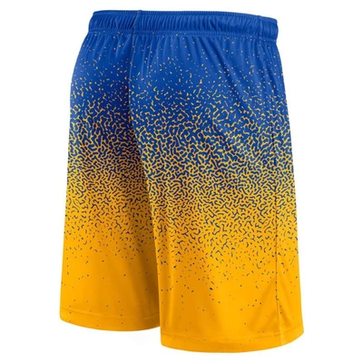 Shop Fanatics Branded Royal/gold Los Angeles Rams Ombre Shorts